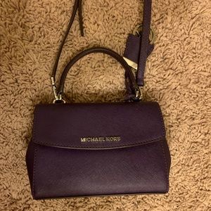 Michael Kors Ava Saffiano Leather Crossbody